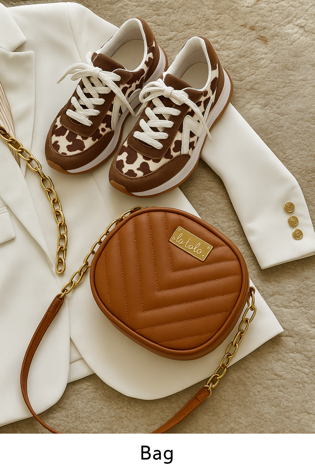 🎀 Combo cow + bolso : Elegancia Casual con un Toque de Lujo 🎀