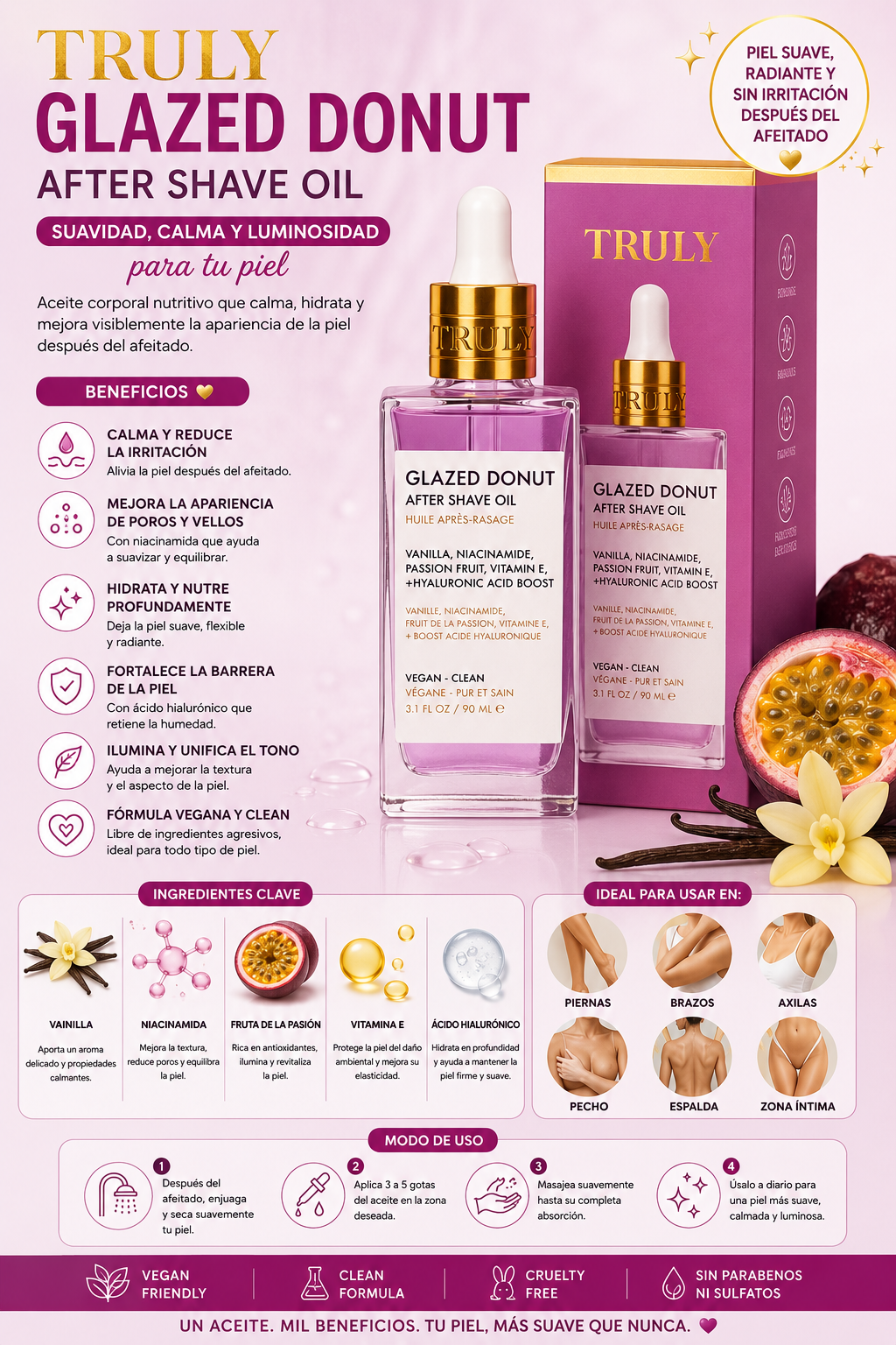 Truly aceite corporal