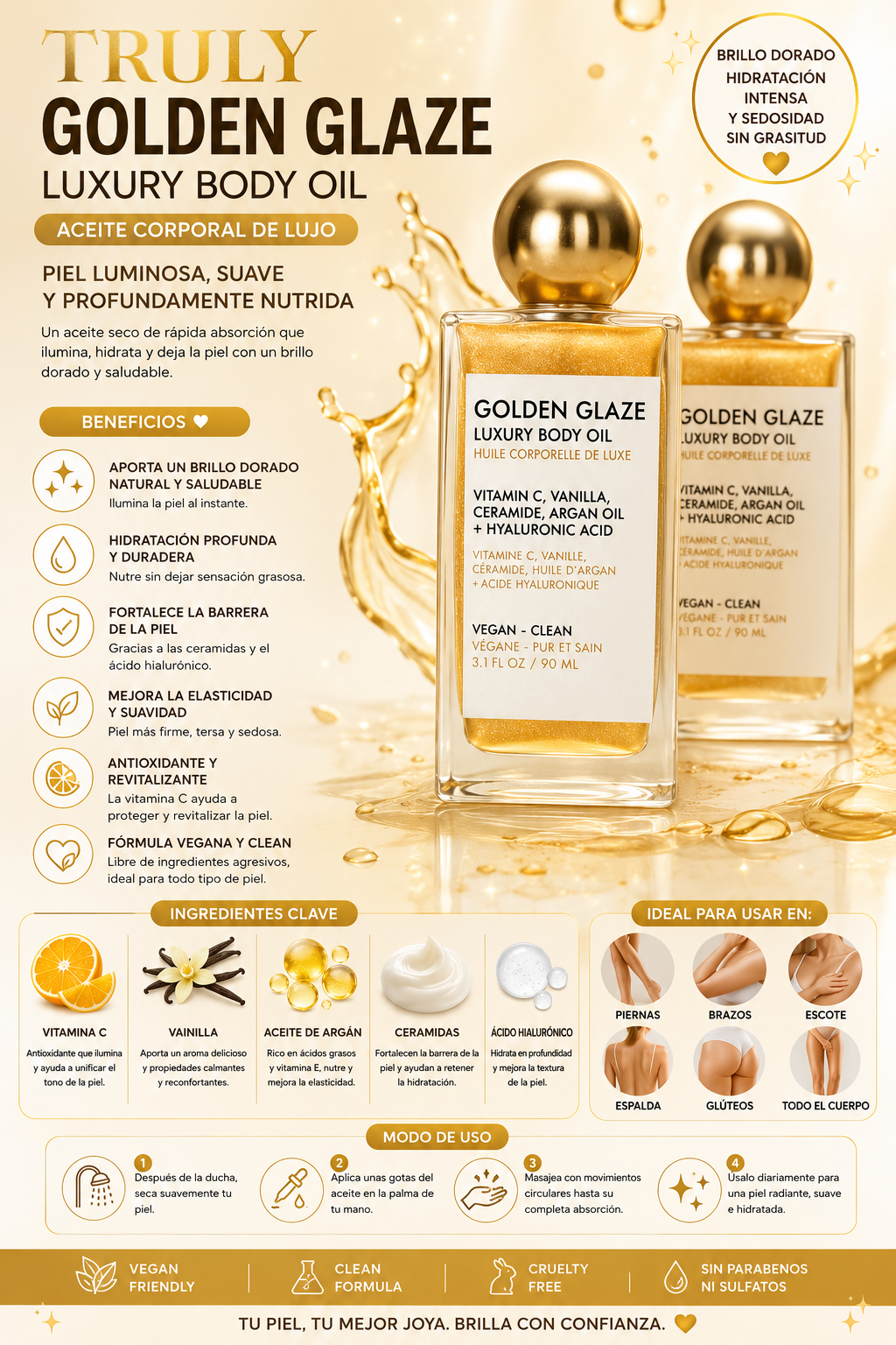 Truly aceite corporal