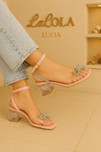 TACÓN LUCÍA ✨ Elegancia Transparente, Poder que Brilla