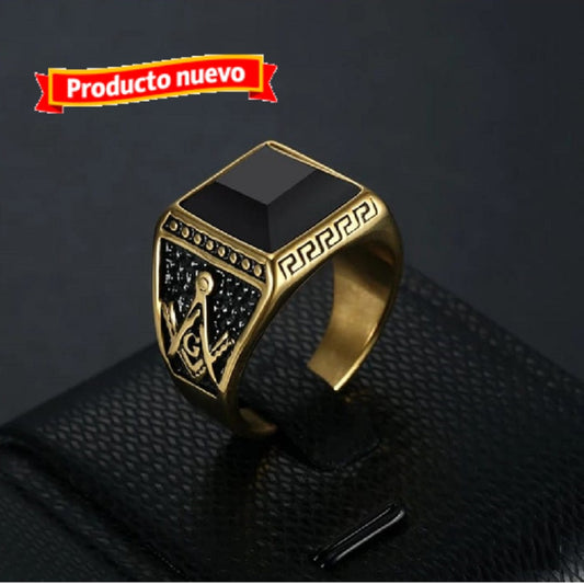 Anillo black hombre