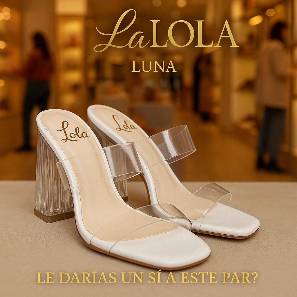 ✨ Tacones LUNA: Elegancia Transparente en Cada Paso 👠✨