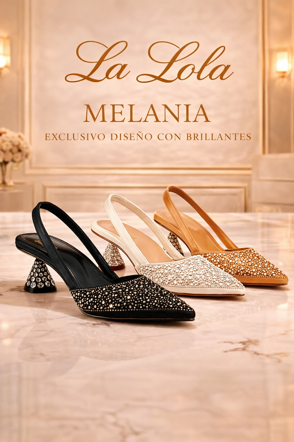 ✨ MELANIA: Brillo que Eleva tu Elegancia ✨👠