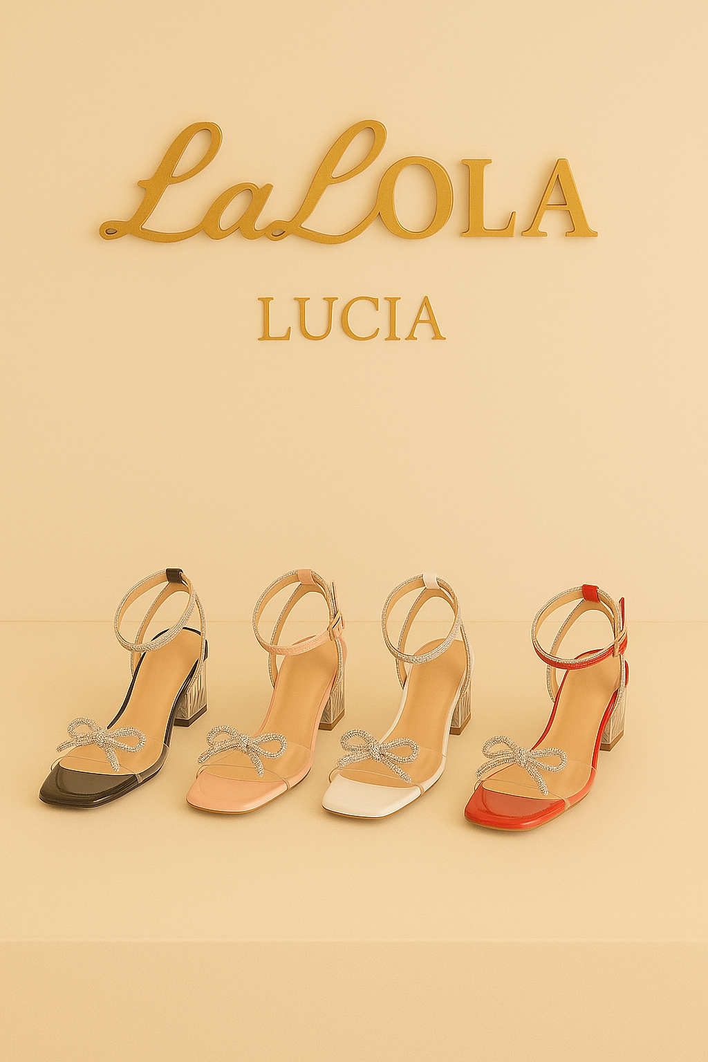 TACÓN LUCÍA ✨ Elegancia Transparente, Poder que Brilla