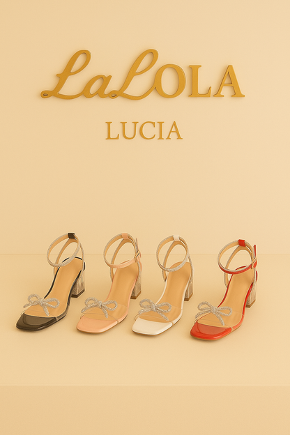 TACÓN LUCÍA ✨ Elegancia Transparente, Poder que Brilla