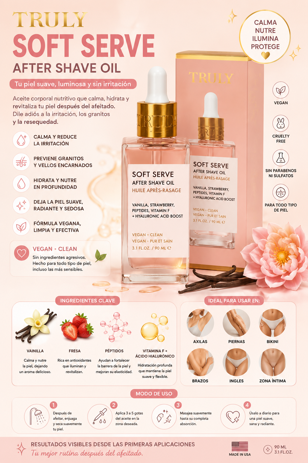 Truly aceite corporal
