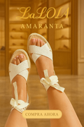 ✨ AMARANTA: Elegancia Natural en Cada Paso 👡✨ EN CUERO