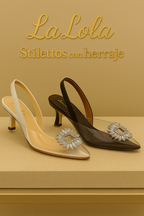 ✨ STILETTOS CON HERRAJE: Elegancia Atemporal con Toque Brillante 👠✨