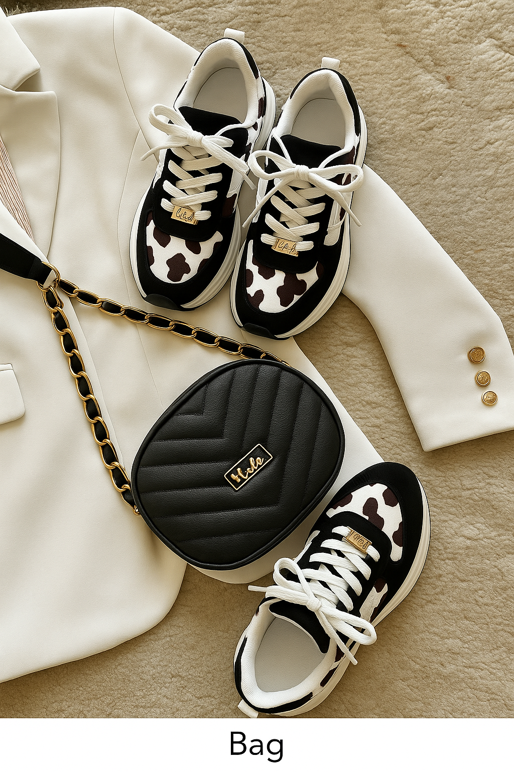 🎀 Combo cow + bolso : Elegancia Casual con un Toque de Lujo 🎀