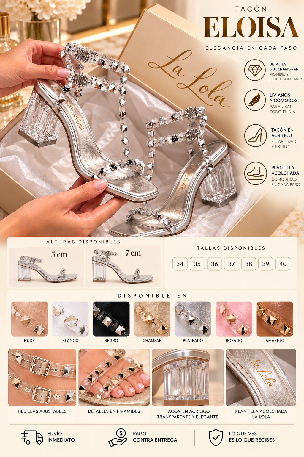 ✨ Eloísa: Elegancia Que No Pasa Desapercibida 👠✨